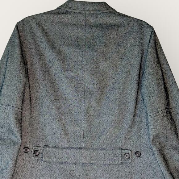 PLECTRUM Ben Sherman Slim Fit Sportcoat Blazer Jacket 4 Buttons Men Size L Gray - Picture 7 of 13